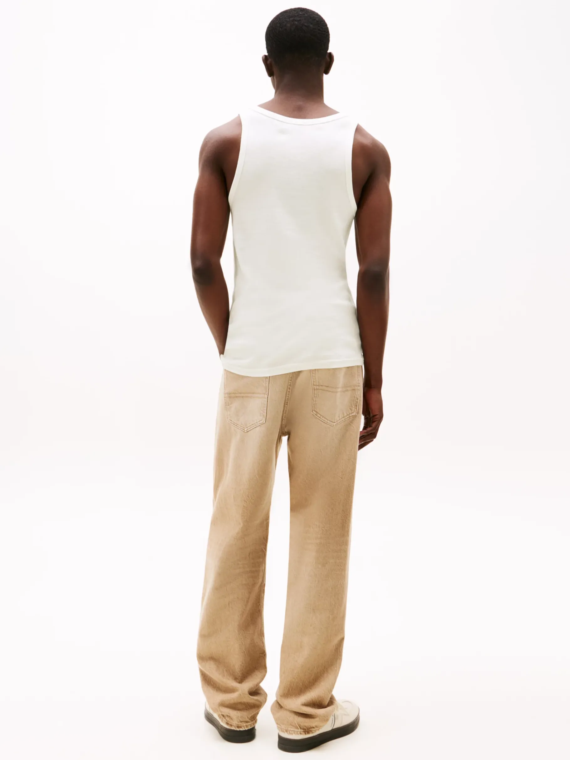 Tommy Hilfiger 2er-Pack Extra Slim Fit Tanktops ECRU / ECRU Clearance