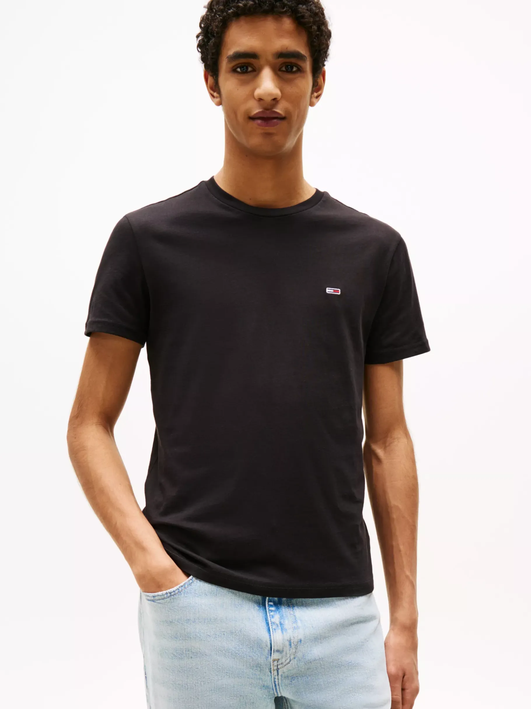 Tommy Hilfiger 3er-Pack Extra Slim Fit T-Shirts ECRU/ECRU/BLACK Online