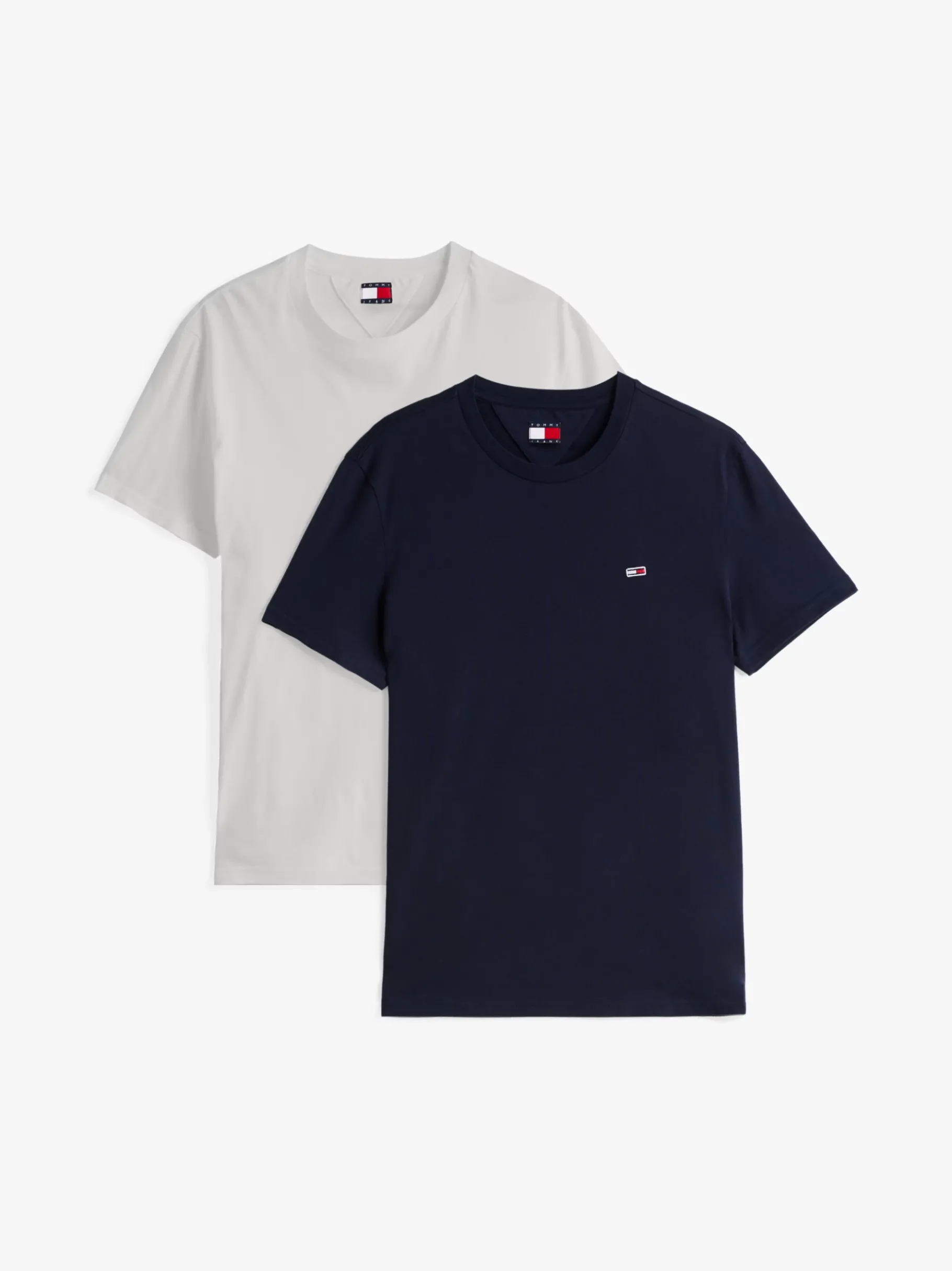 Tommy Hilfiger 2er-Pack Extra Slim Jersey-T-Shirts DARK NIGHT NAVY / ECRU Cheap