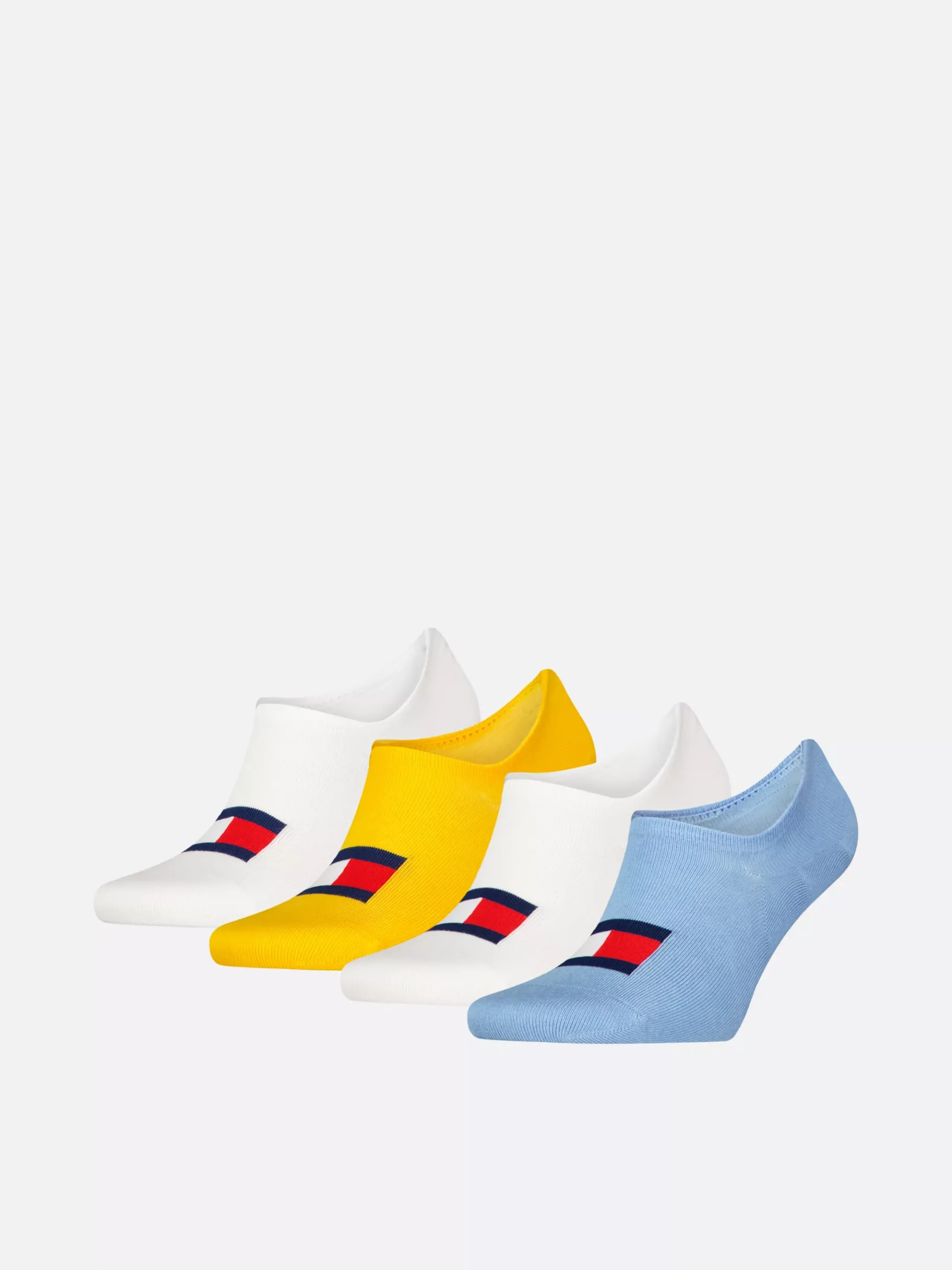 Tommy Hilfiger 4er-Pack Füßlinge BLUE / YELLOW Cheap
