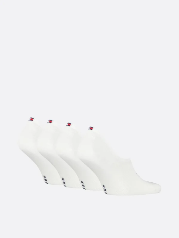 Tommy Hilfiger 4er-Pack Füßlinge mit TH-Monogramm WHITE Hot