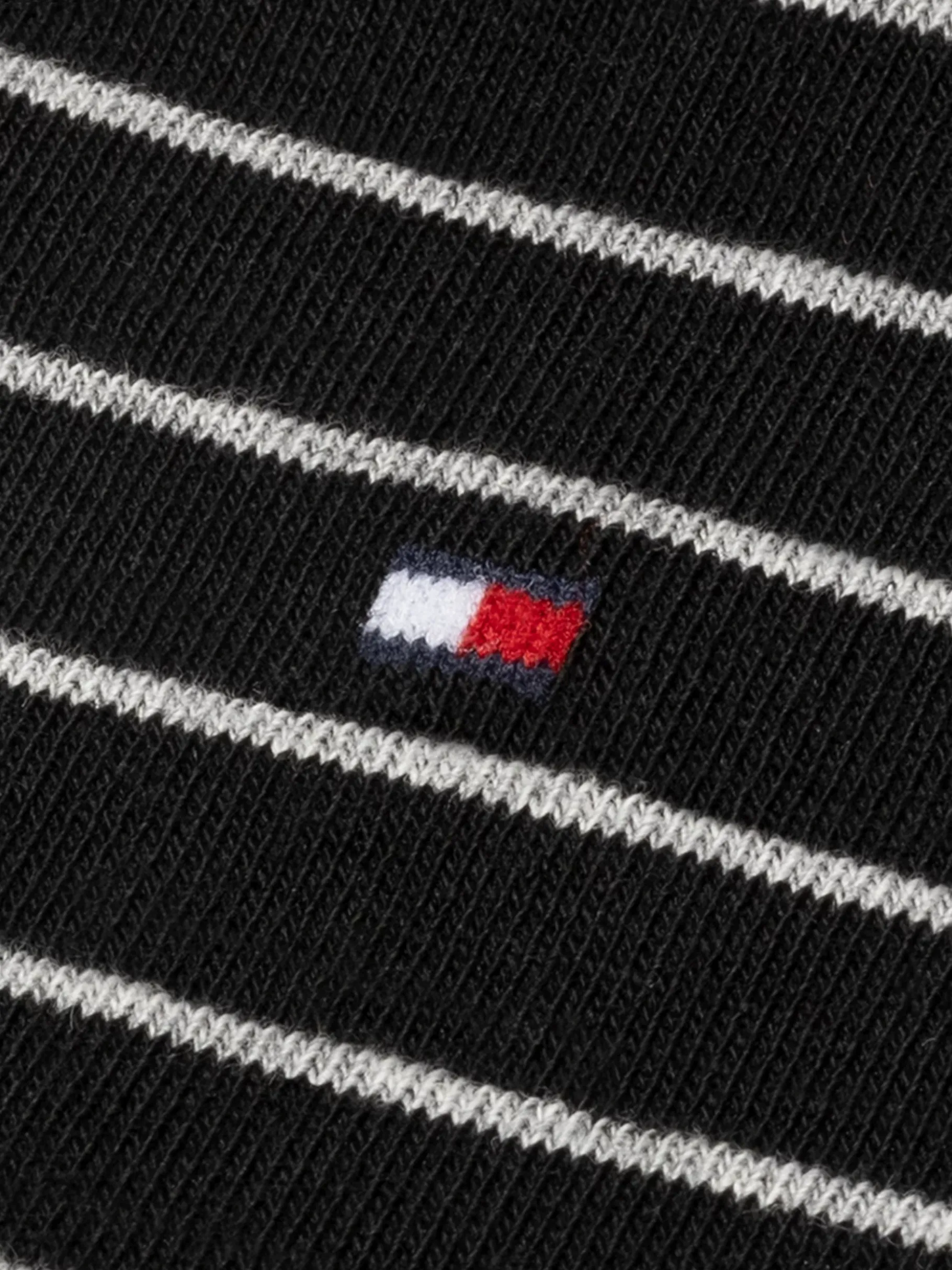 Tommy Hilfiger 2er-Pack gestreifte Socken BLACK New