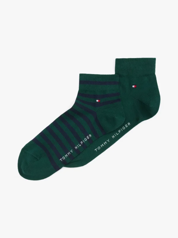 Tommy Hilfiger 2er-Pack Knöchelsocken DARK GREEN Sale