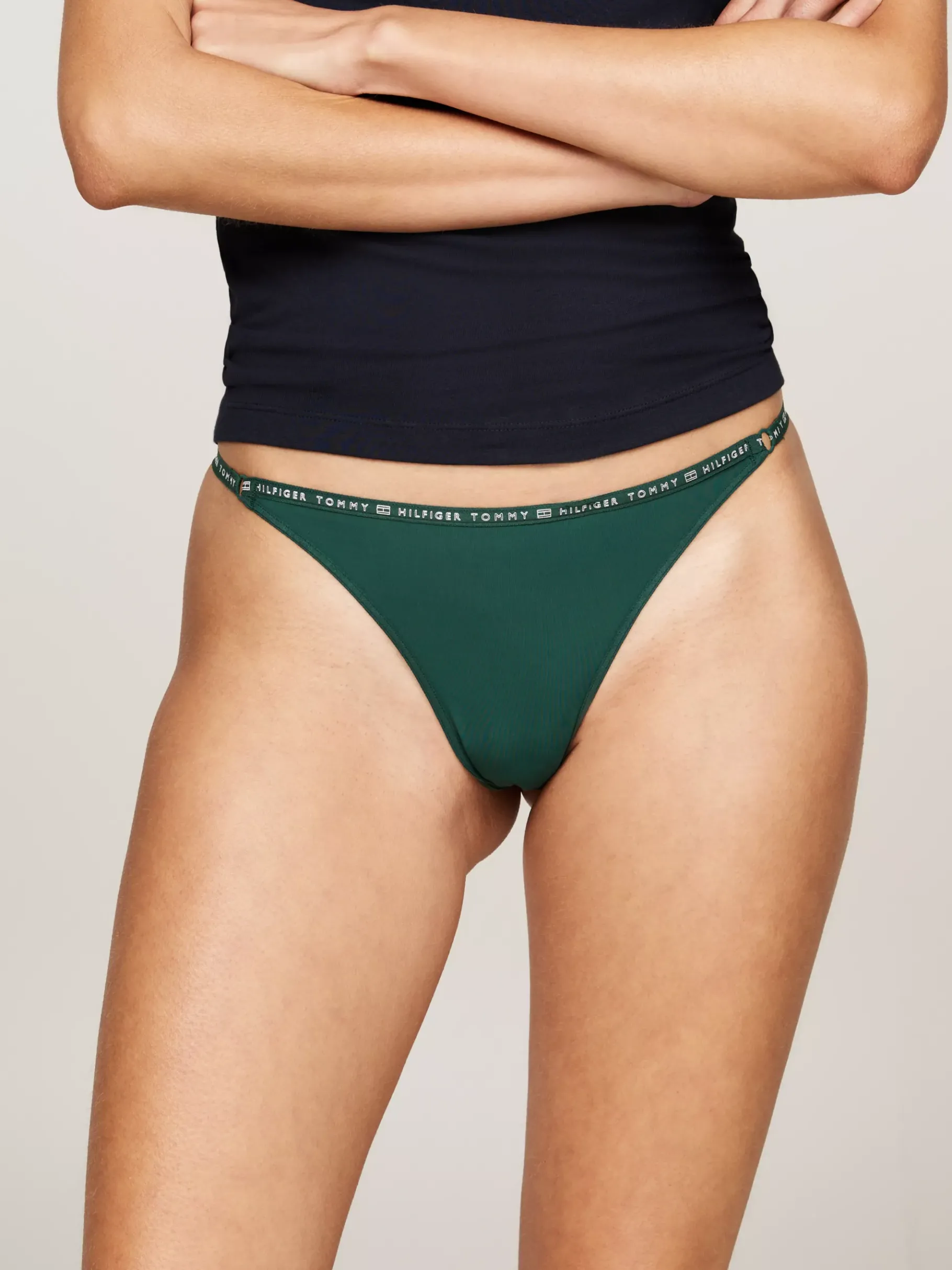 Tommy Hilfiger 3er-Pack Mikrofaser-Strings inkl. Geschenkbox ROUGE/STAR/ORNAMENTAL GREEN Discount