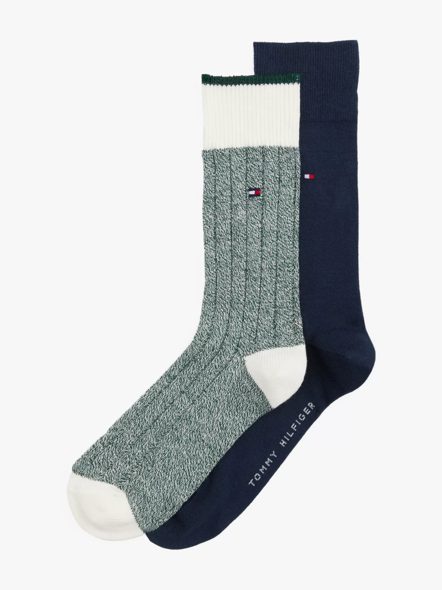 Tommy Hilfiger 2er-Pack Mouliné-Socken DARK GREEN Best