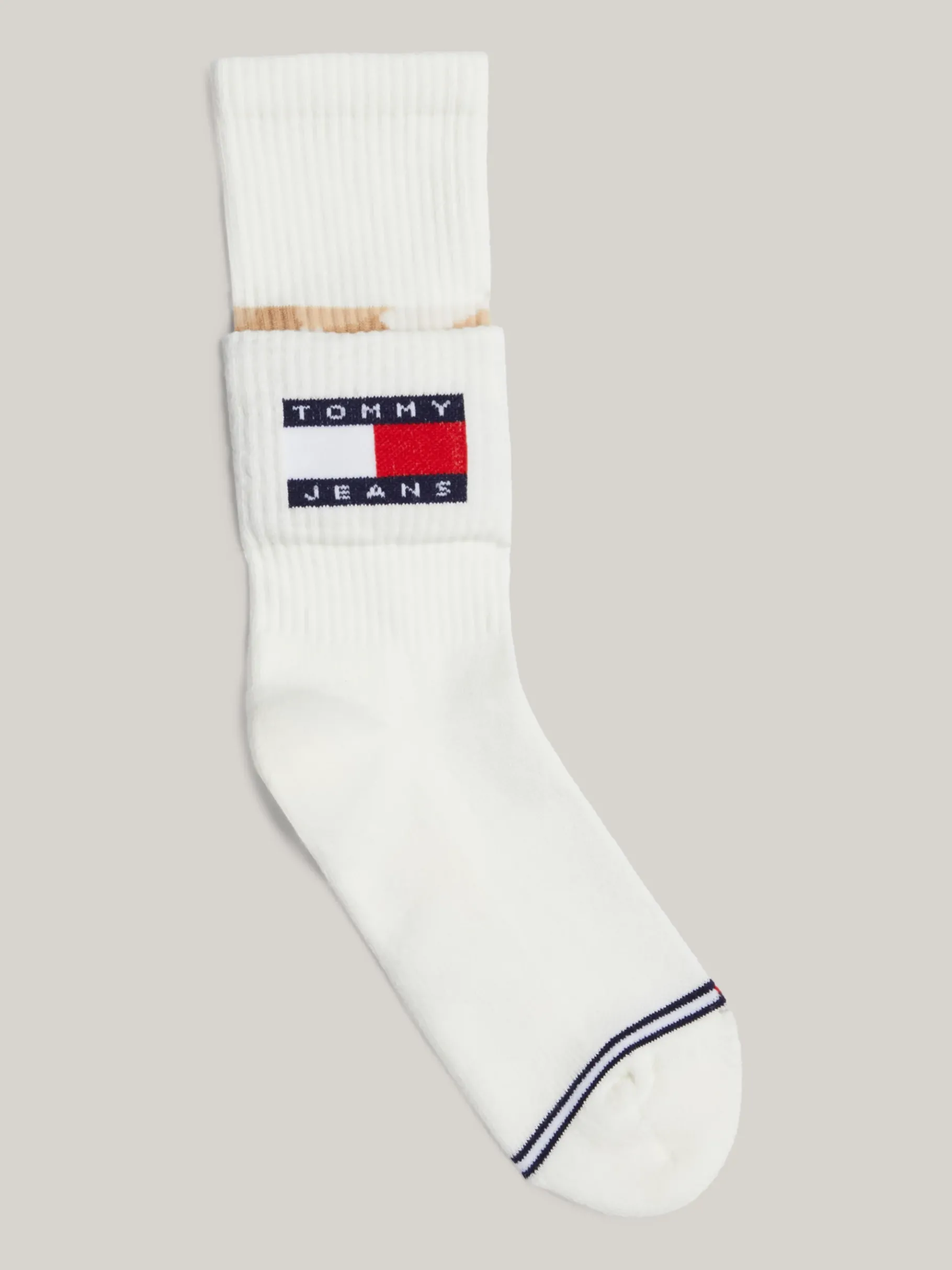 Tommy Hilfiger 1er-Pack Rippstricksocken mit Umschlag OFF WHITE Outlet