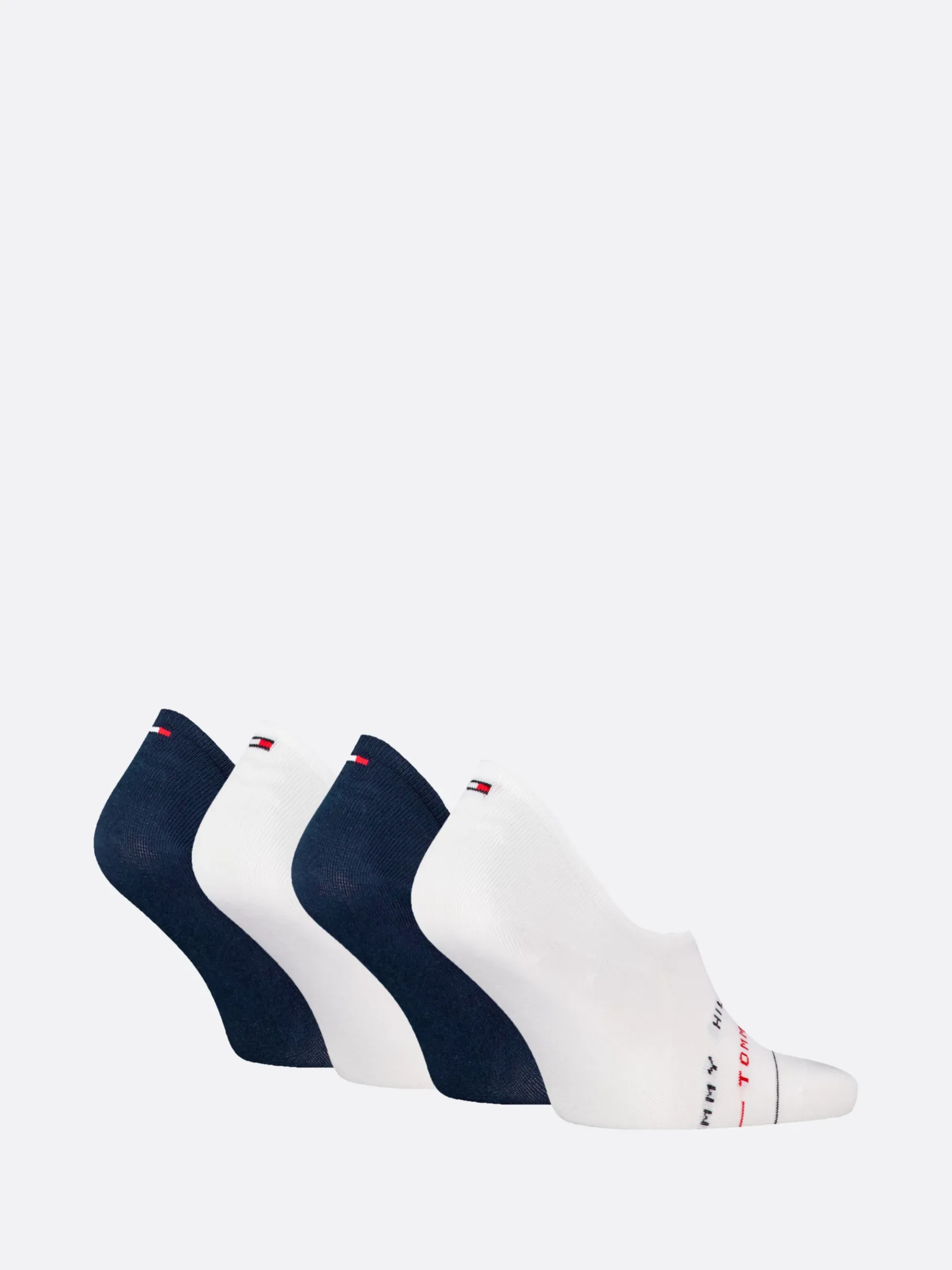 Tommy Hilfiger 4er-Pack rutschhemmende Füßlinge inkl. Geschenkbox WHITE Hot