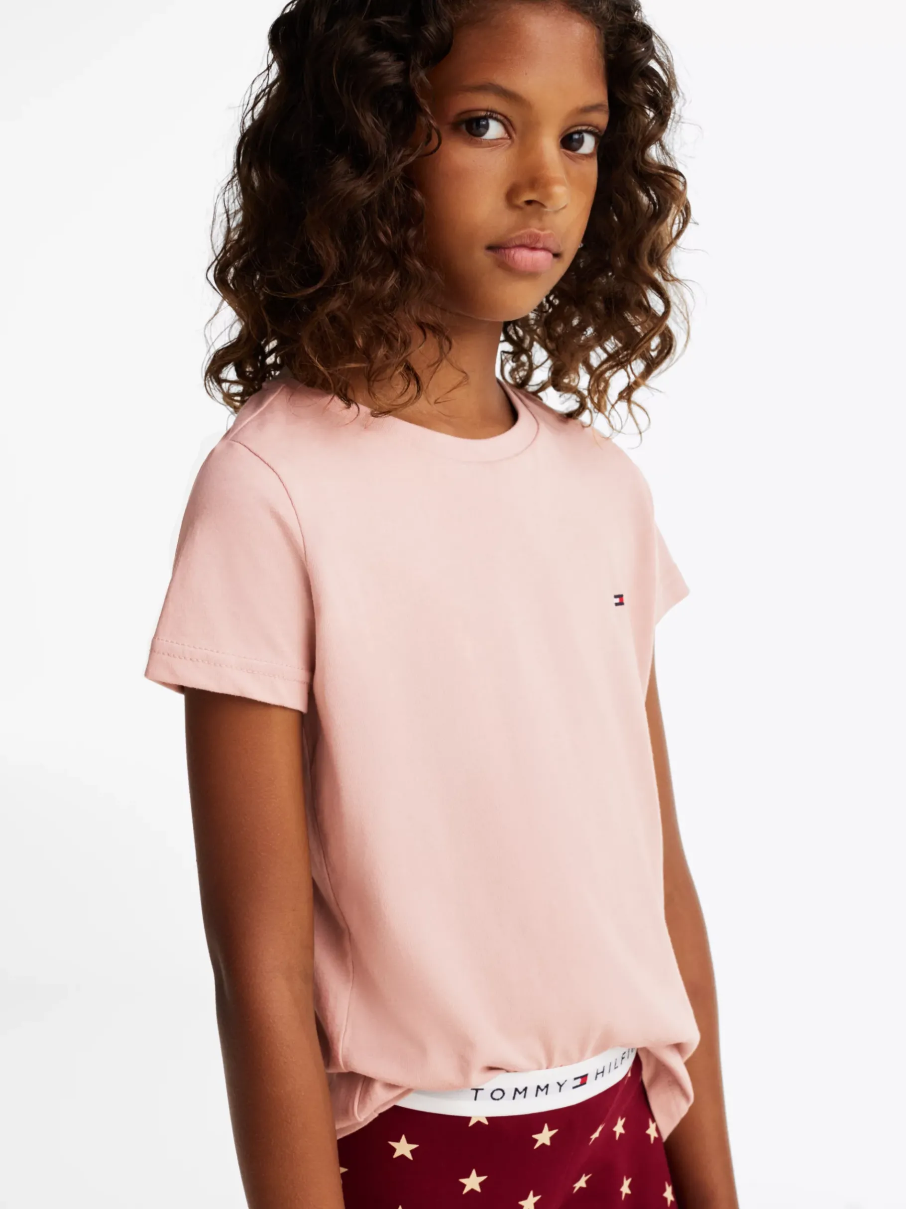 Tommy Hilfiger 2er-Pack Signature Rundhals-T-Shirts SOFT ROSE/BALANCED BEIGE Discount