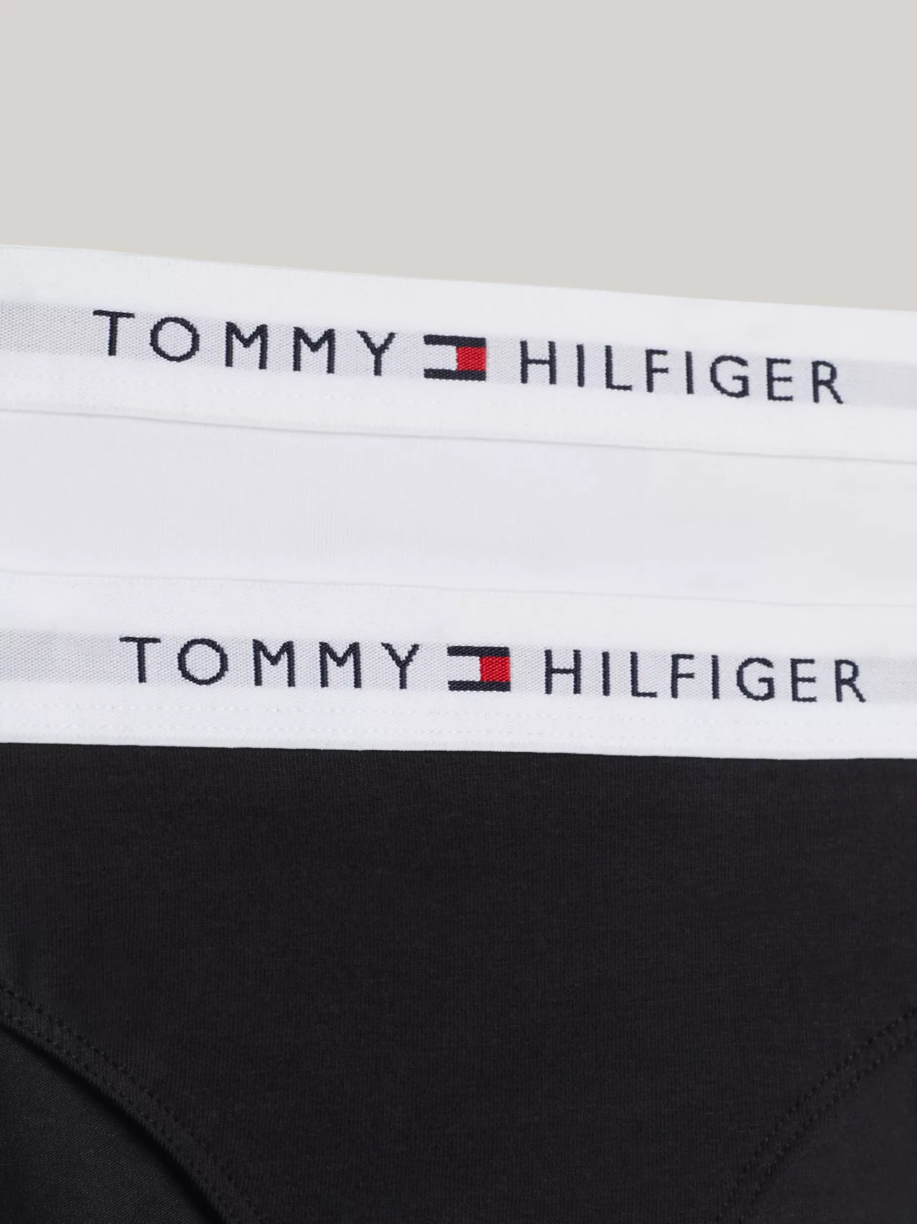 Tommy Hilfiger 2er-Pack Signature Slips mit Logo-Taillenbund WHITE / BLACK Sale