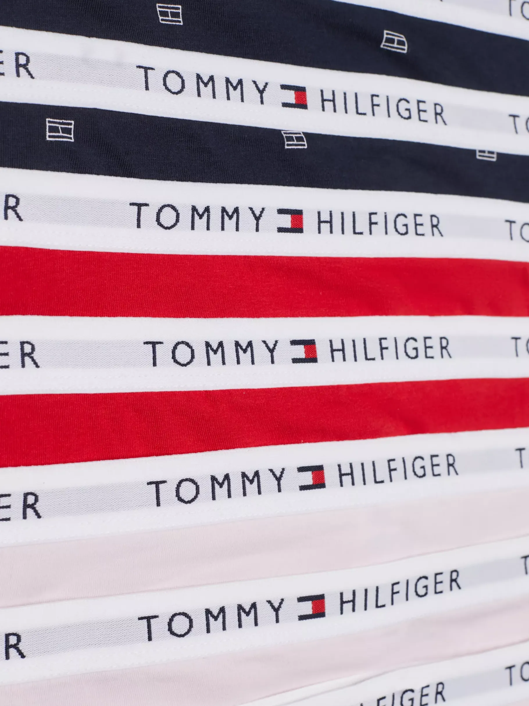 Tommy Hilfiger 7er-Pack Signature Slips mit Print DES SKY FLAG/LIGHT PINK/PRIM RED Sale
