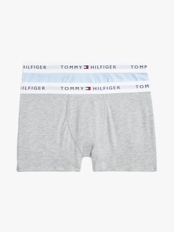 Tommy Hilfiger 2er-Pack Signature Trunks BREEZY BLUE/GREY HEATHER Cheap
