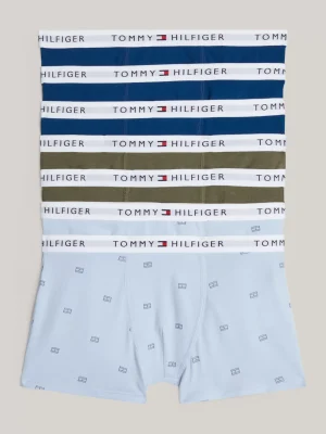 Tommy Hilfiger 7er-Pack Signature Trunks DEEP INDIGO/BREEZY BLUE FLAG/OLIVE Cheap