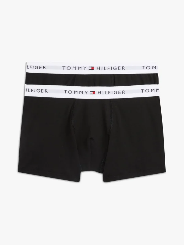 Tommy Hilfiger 2er-Pack Signature Trunks BLACK/BLACK Flash Sale