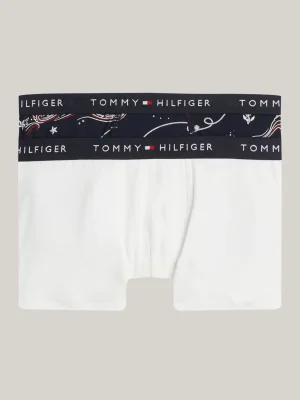 Tommy Hilfiger 2er-Pack Signature Trunks ROPE WAVE AOP/WHITE Clearance
