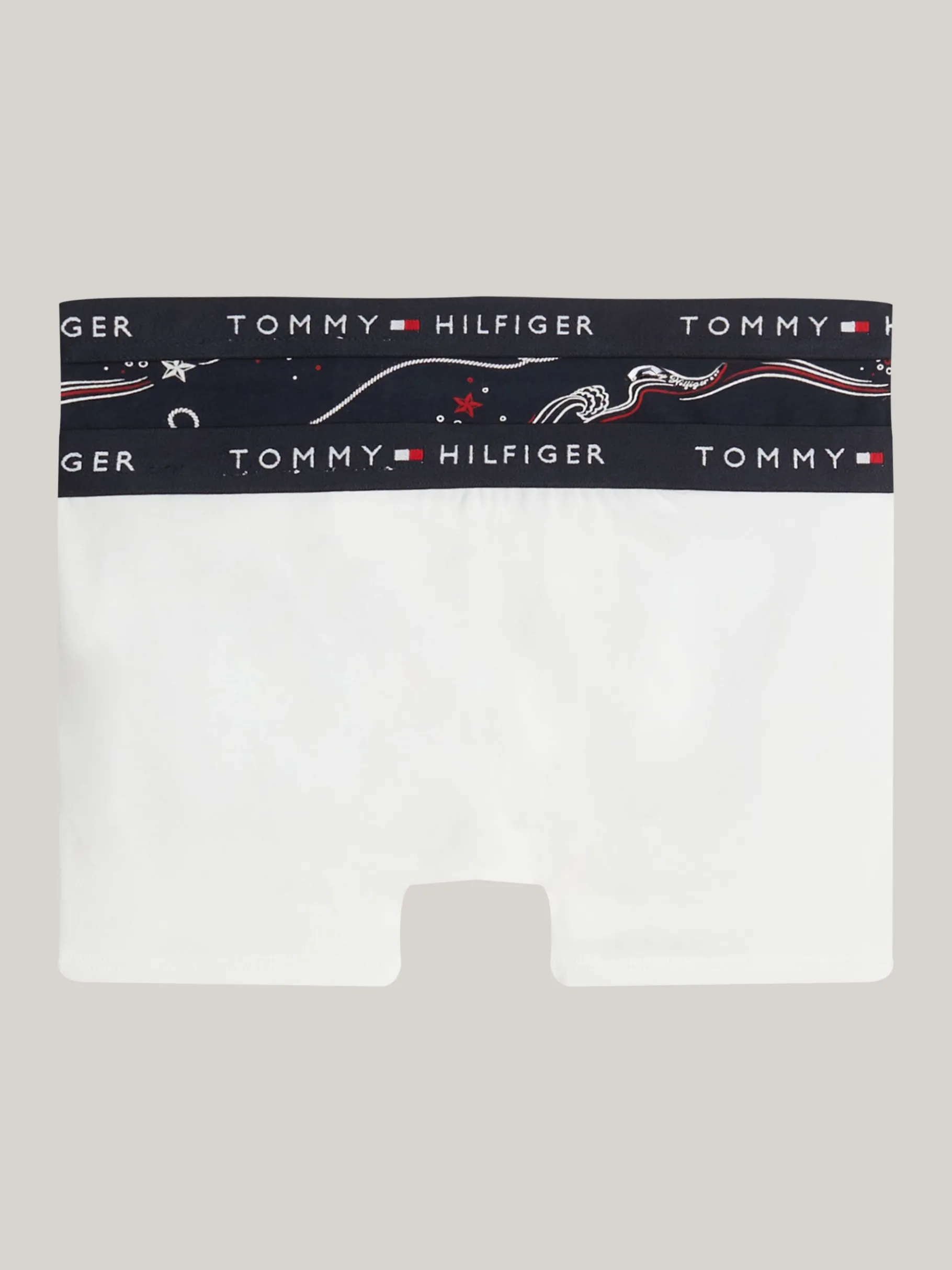 Tommy Hilfiger 2er-Pack Signature Trunks ROPE WAVE AOP/WHITE Clearance