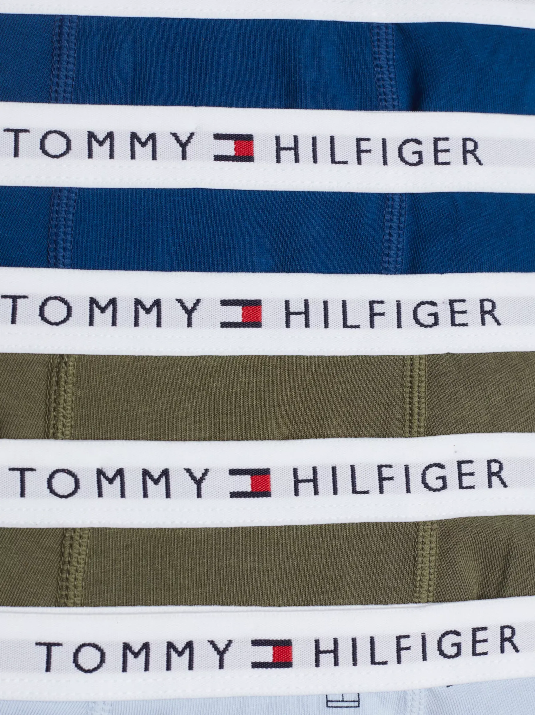 Tommy Hilfiger 7er-Pack Signature Trunks DEEP INDIGO/BREEZY BLUE FLAG/OLIVE Cheap