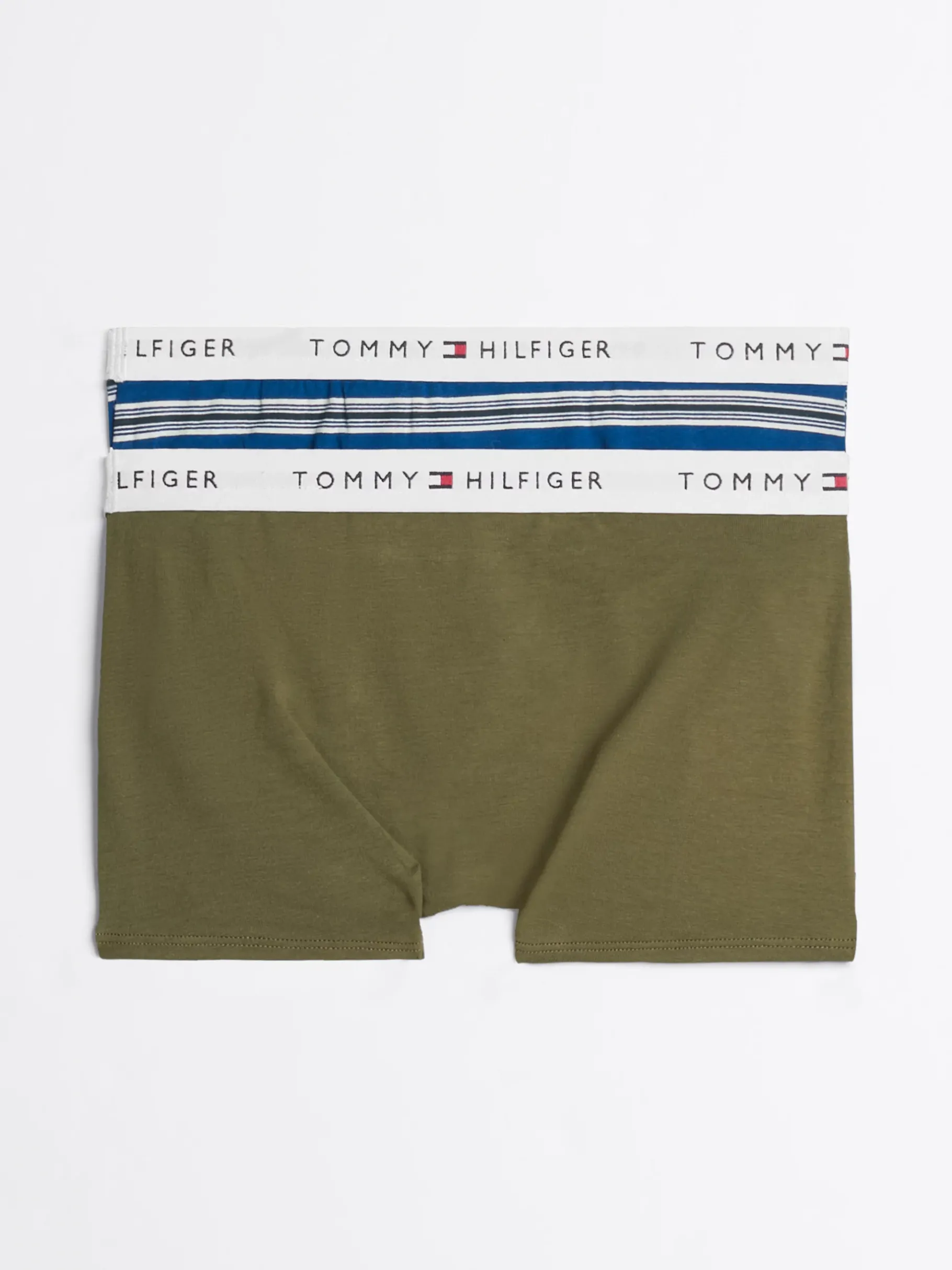 Tommy Hilfiger 2er-Pack Signature Trunks MULTI STRIPES DEEP INDIGO/OLIVE Discount