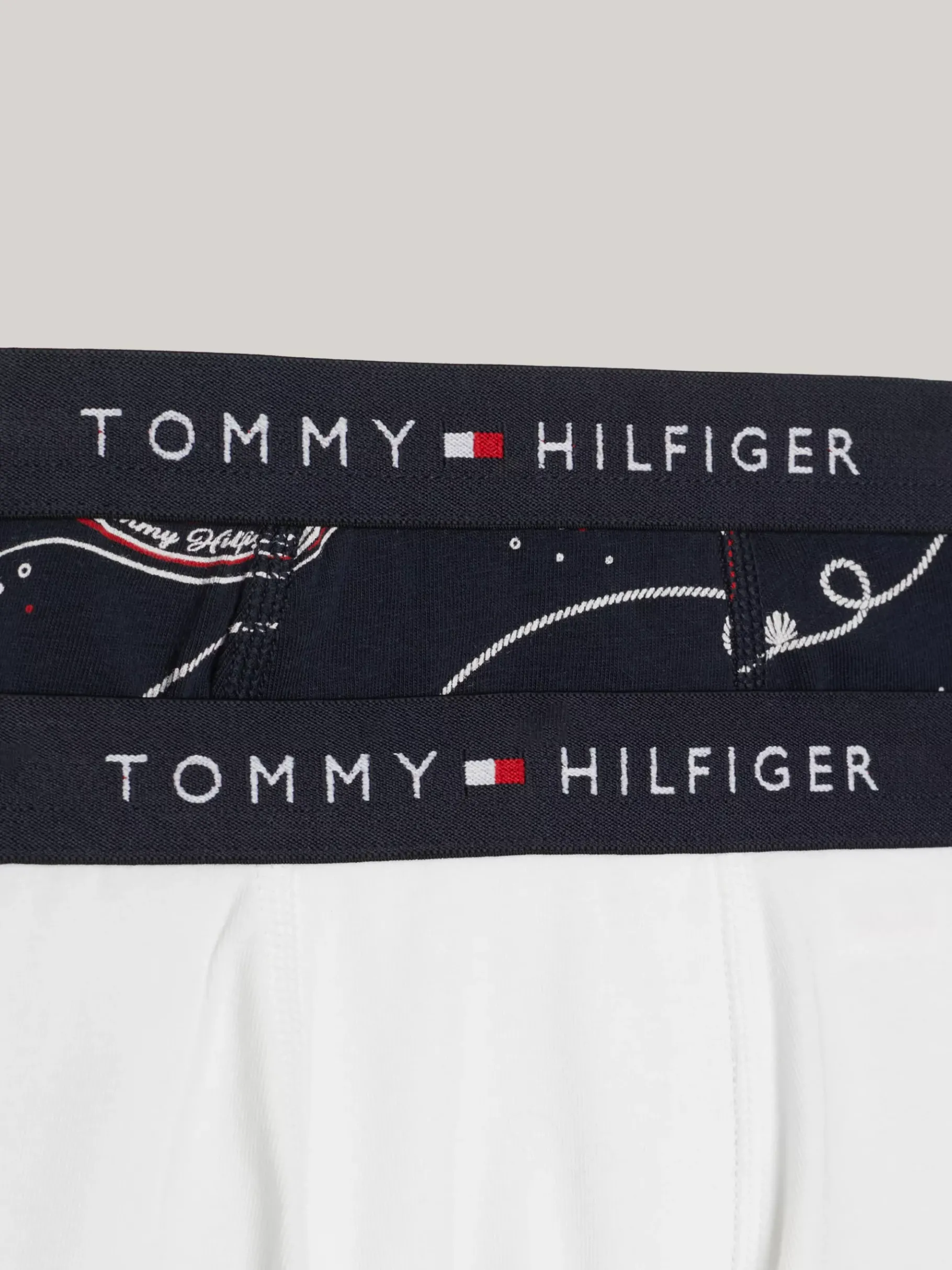 Tommy Hilfiger 2er-Pack Signature Trunks ROPE WAVE AOP/WHITE Clearance