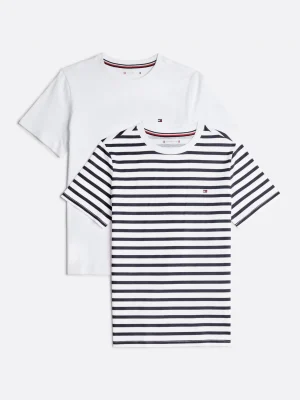 Tommy Hilfiger 2er-Pack Signature T-Shirts DESERT SKY BRETON / WHITE Best