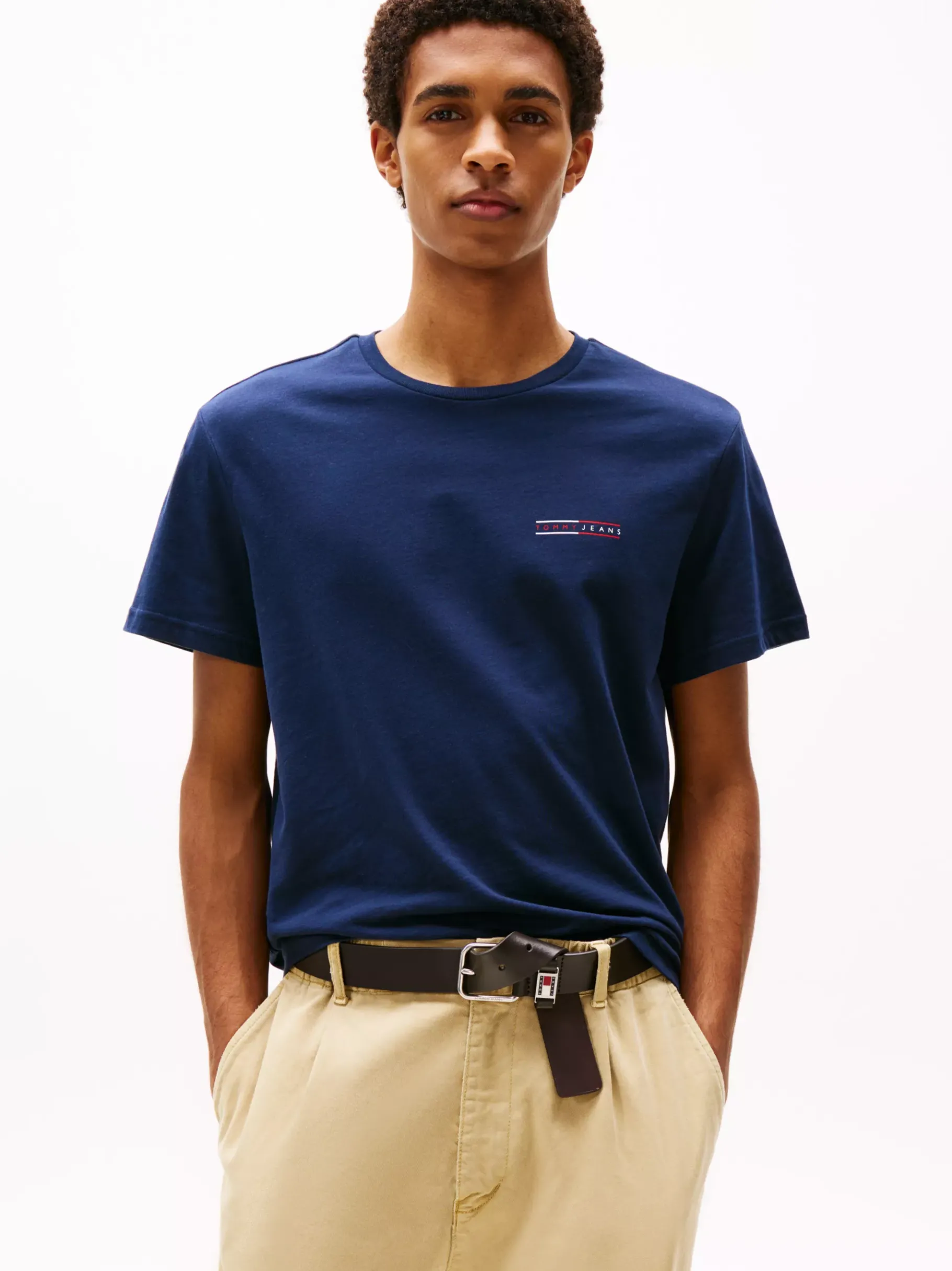 Tommy Hilfiger 2er-Pack Slim Fit T-Shirts ECRU / DARK NIGHT NAVY Shop