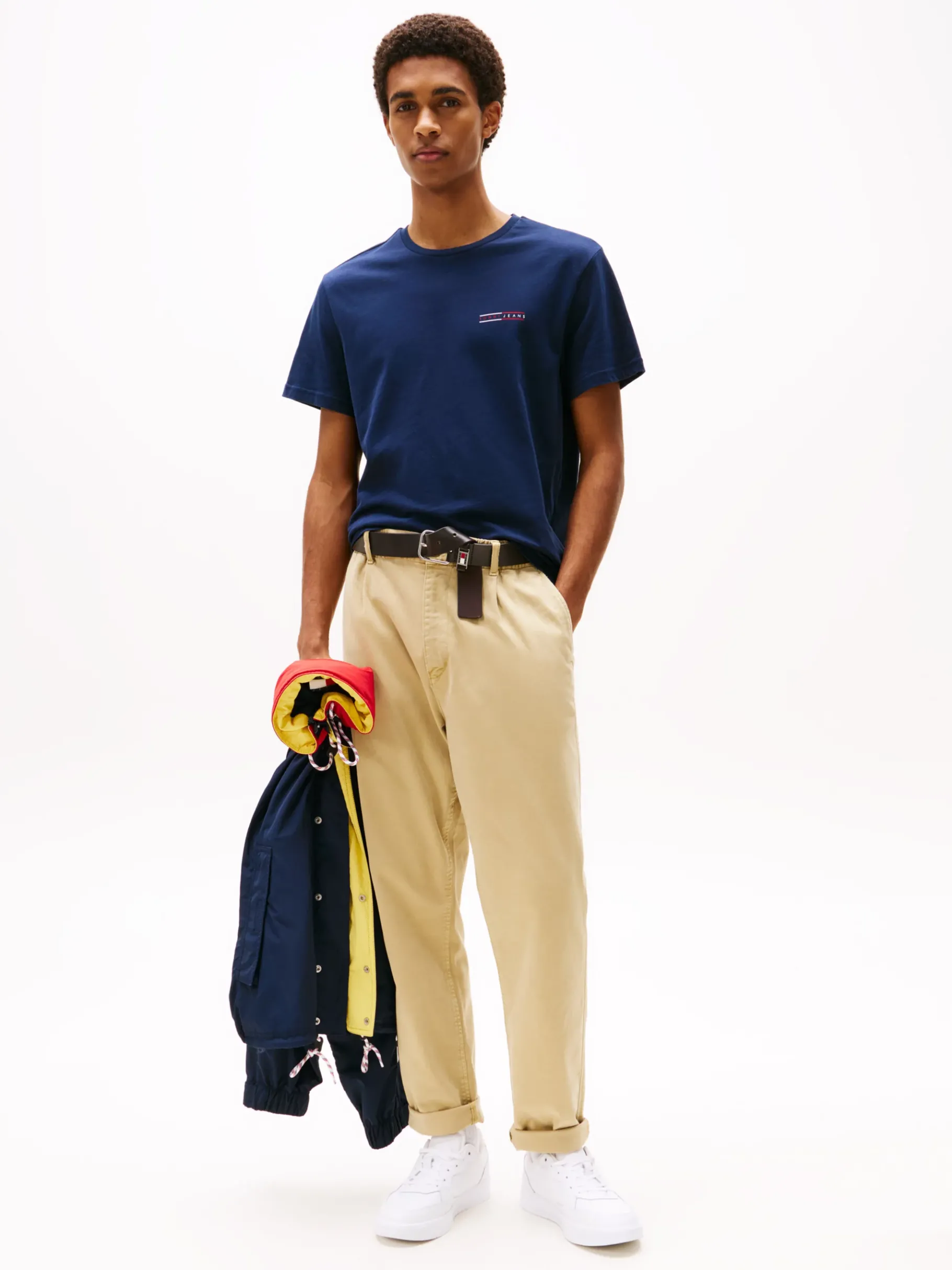 Tommy Hilfiger 2er-Pack Slim Fit T-Shirts ECRU / DARK NIGHT NAVY Shop