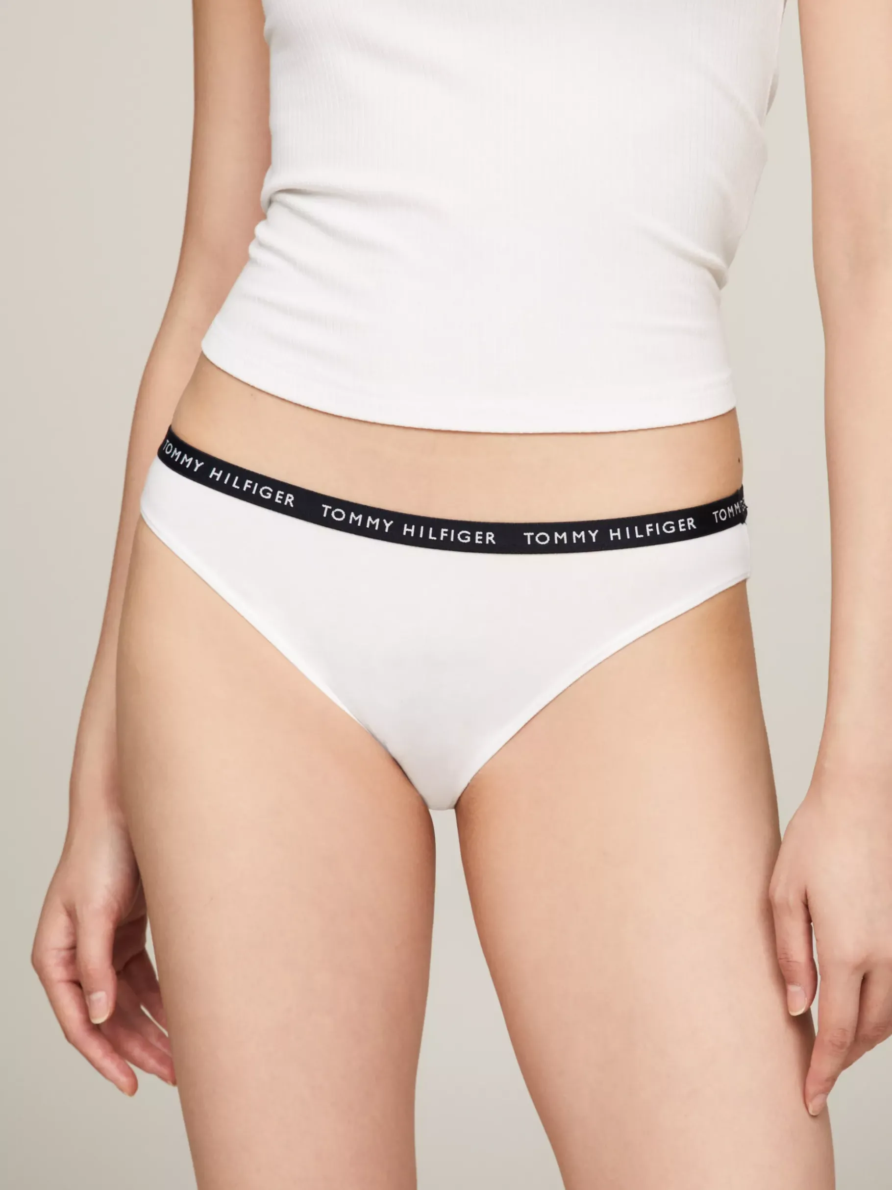 Tommy Hilfiger 3er-Pack Slips mit Logomuster DESERT SKY/WHITE/PRIMARY RED Fashion