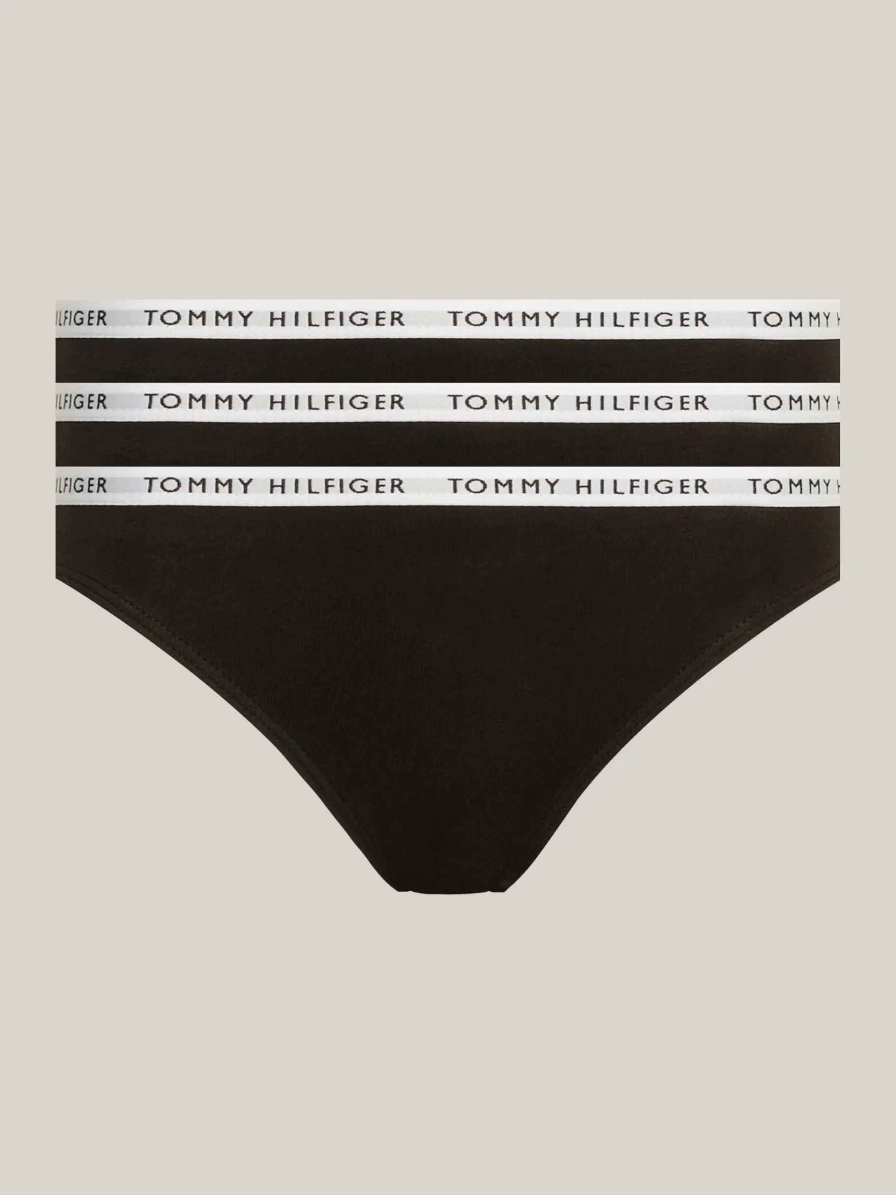 Tommy Hilfiger 3er-Pack Slips mit Logomuster BLACK/BLACK/BLACK Fashion