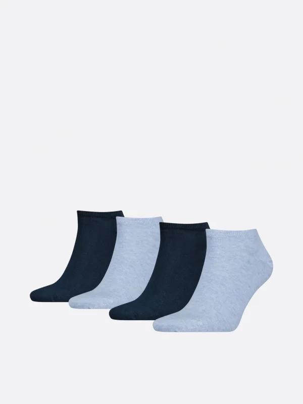 Tommy Hilfiger 4er-Pack Sneakersocken LIGHT BLUE MELANGE Best