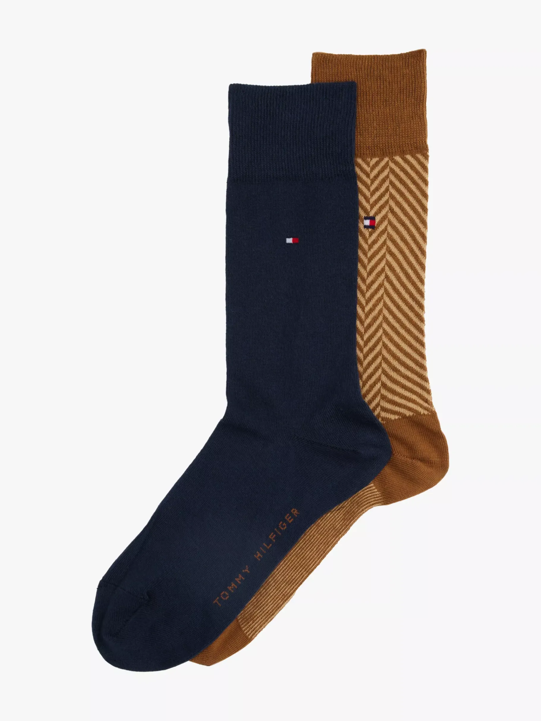 Tommy Hilfiger 2er-Pack Socken mit abstraktem Muster CLASSIC KHAKI Cheap