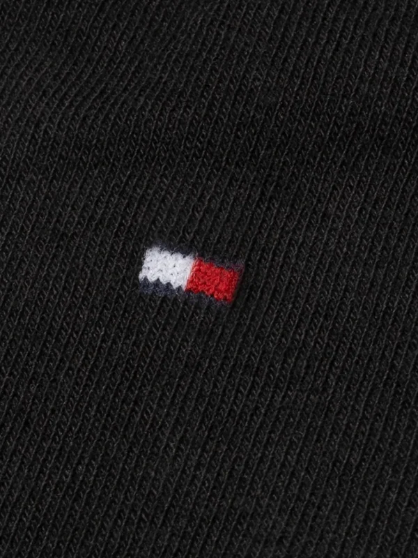 Tommy Hilfiger 2er-Pack Socken mit aufgestickter Flag BLACK New