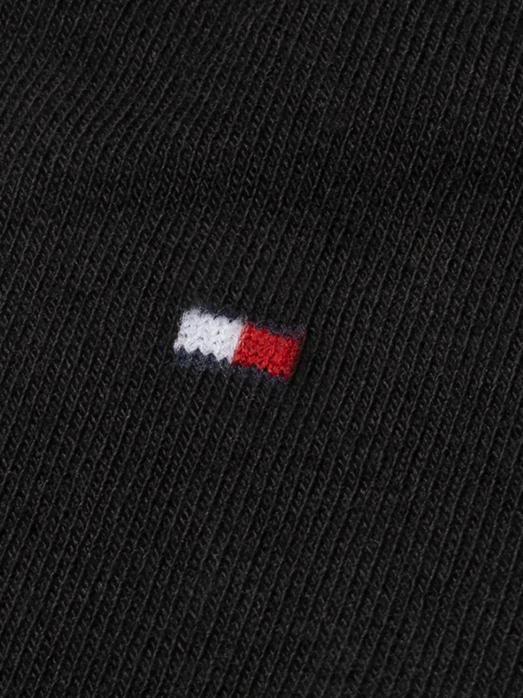 Tommy Hilfiger 2er-Pack Socken mit aufgestickter Flag BLACK New