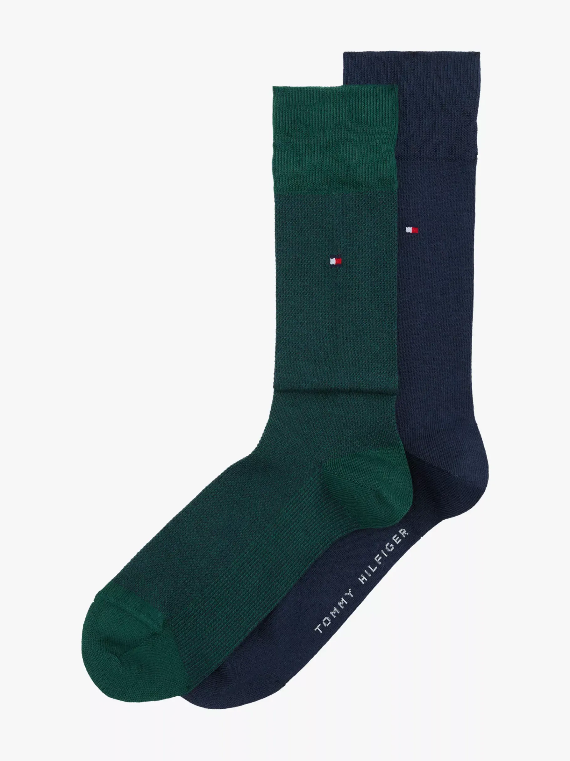 Tommy Hilfiger 2er-Pack Socken mit Birdseye-Muster DARK GREEN Fashion