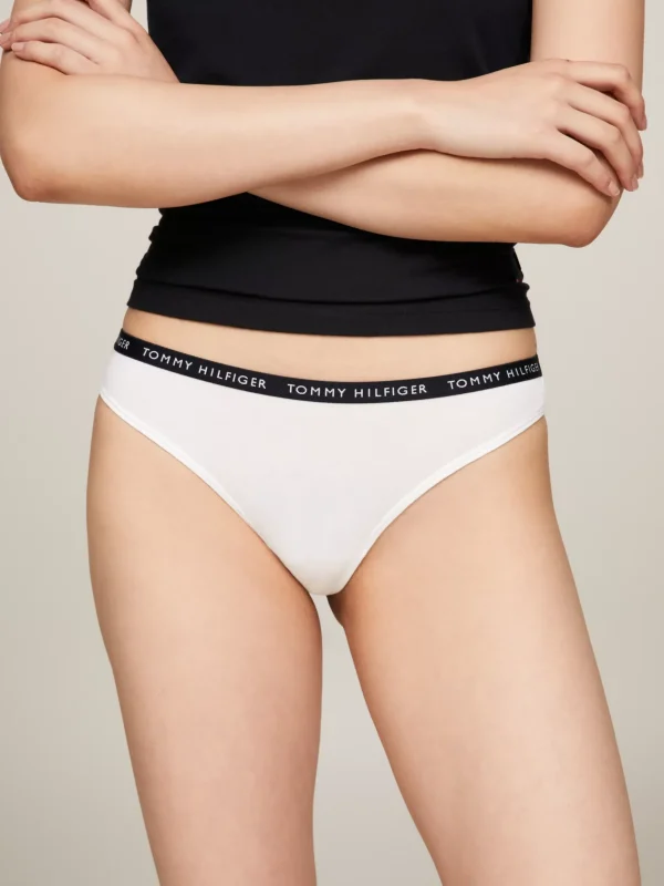 Tommy Hilfiger 3er-Pack Strings mit Logo-Taillenbund WHITE/DESERT SKY/PRIMARY RED Fashion