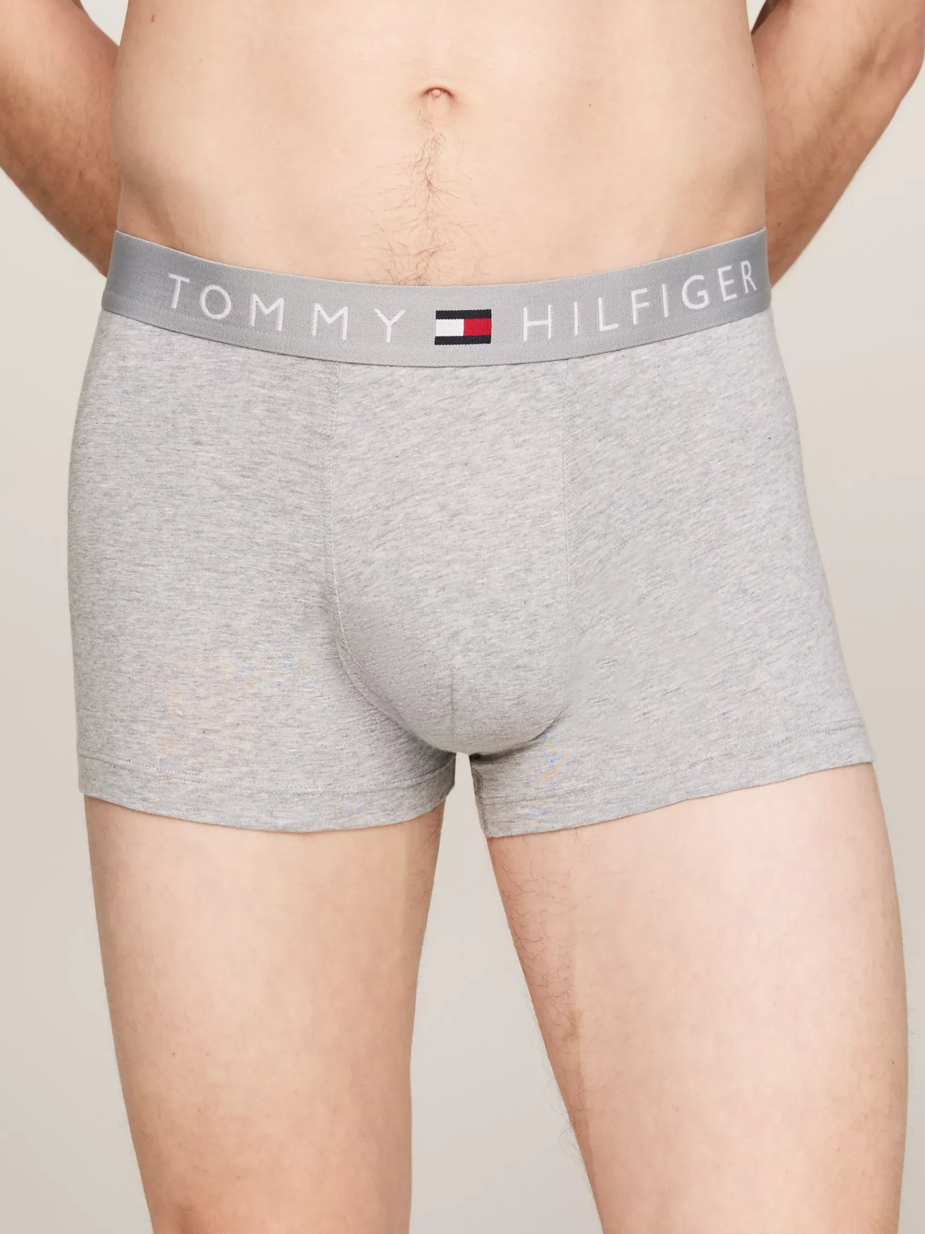 Tommy Hilfiger 3er-Pack TH Original Trunks mit Logo-Taillenbund DES SKY/GREY HTR/DES SKY Shop