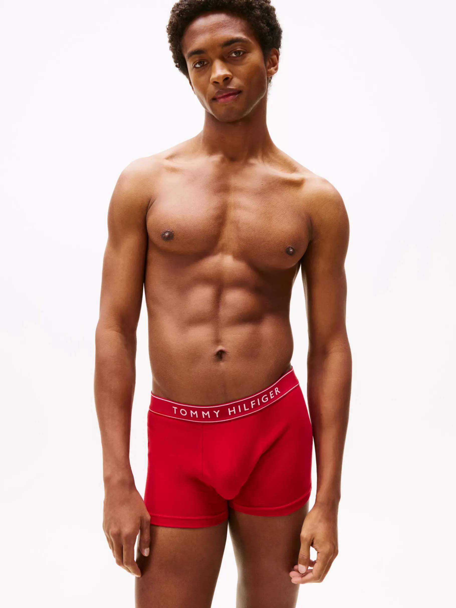 Tommy Hilfiger 3er-Pack Trunks TH WHT/ MED RED/ DSRT SKY Best