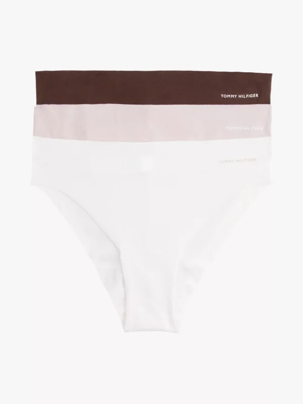 Tommy Hilfiger 3er-Pack unvernähte Brazilian-Slips BARELY THERE/BAL BEIGE/COCOA Clearance
