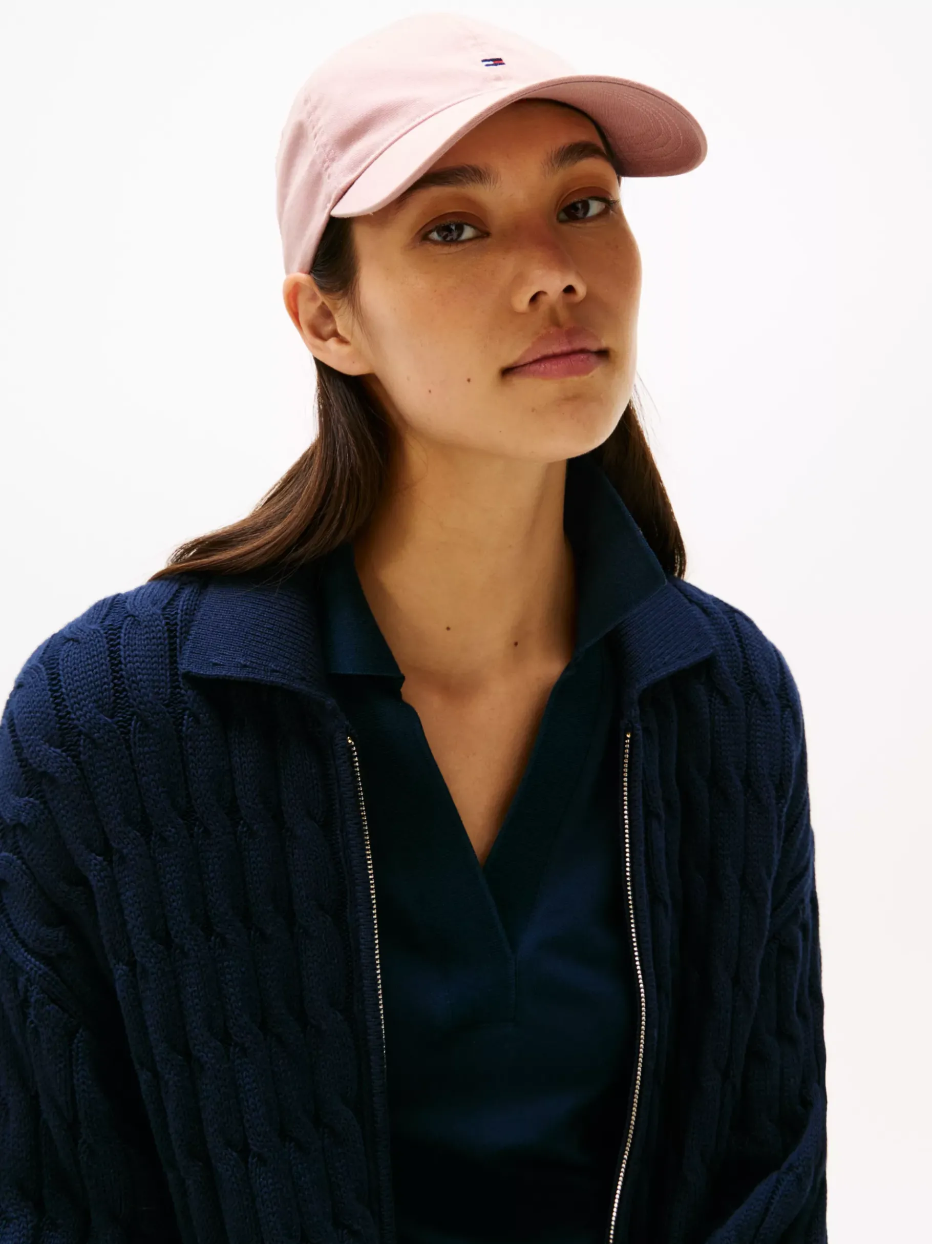 Tommy Hilfiger Essential Cap mit Flag-Stickerei FOGGY PINK Outlet