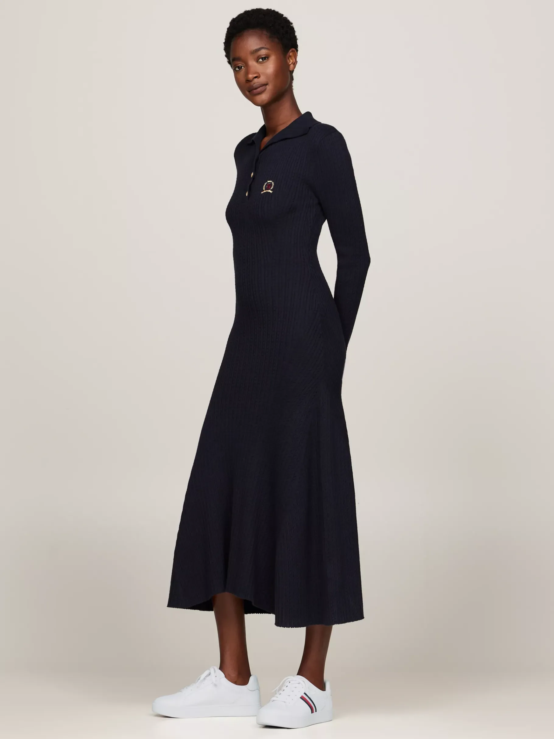 Tommy Hilfiger Essential Court-Ledersneaker mit Tommy-Tape WHITE Cheap