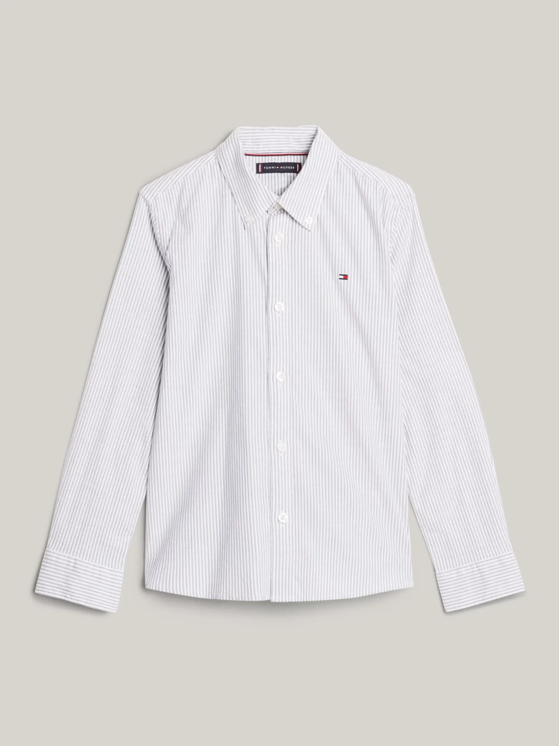 Tommy Hilfiger Essential Flex Hemd mit Ithaka-Streifen AEGEAN SEA/WHITE Discount