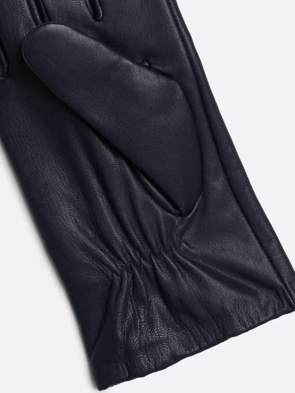 Tommy Hilfiger Essential Hilfiger Flag Lederhandschuhe SPACE BLUE New