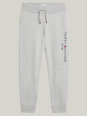 Tommy Hilfiger Essential Jogginghose aus reiner Baumwolle LIGHT GREY HEATHER Clearance