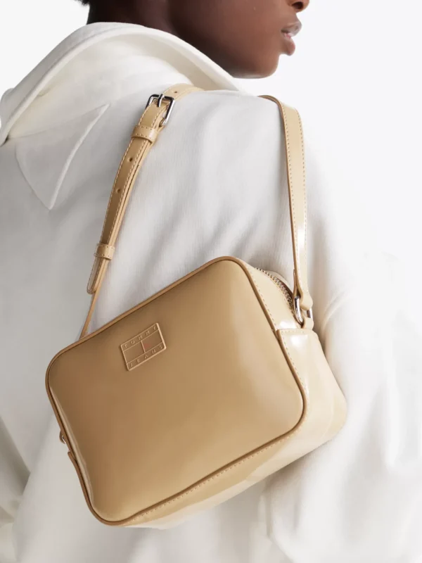 Tommy Hilfiger Essential Kameratasche in Boxy Shape NATURAL KHAKI Hot