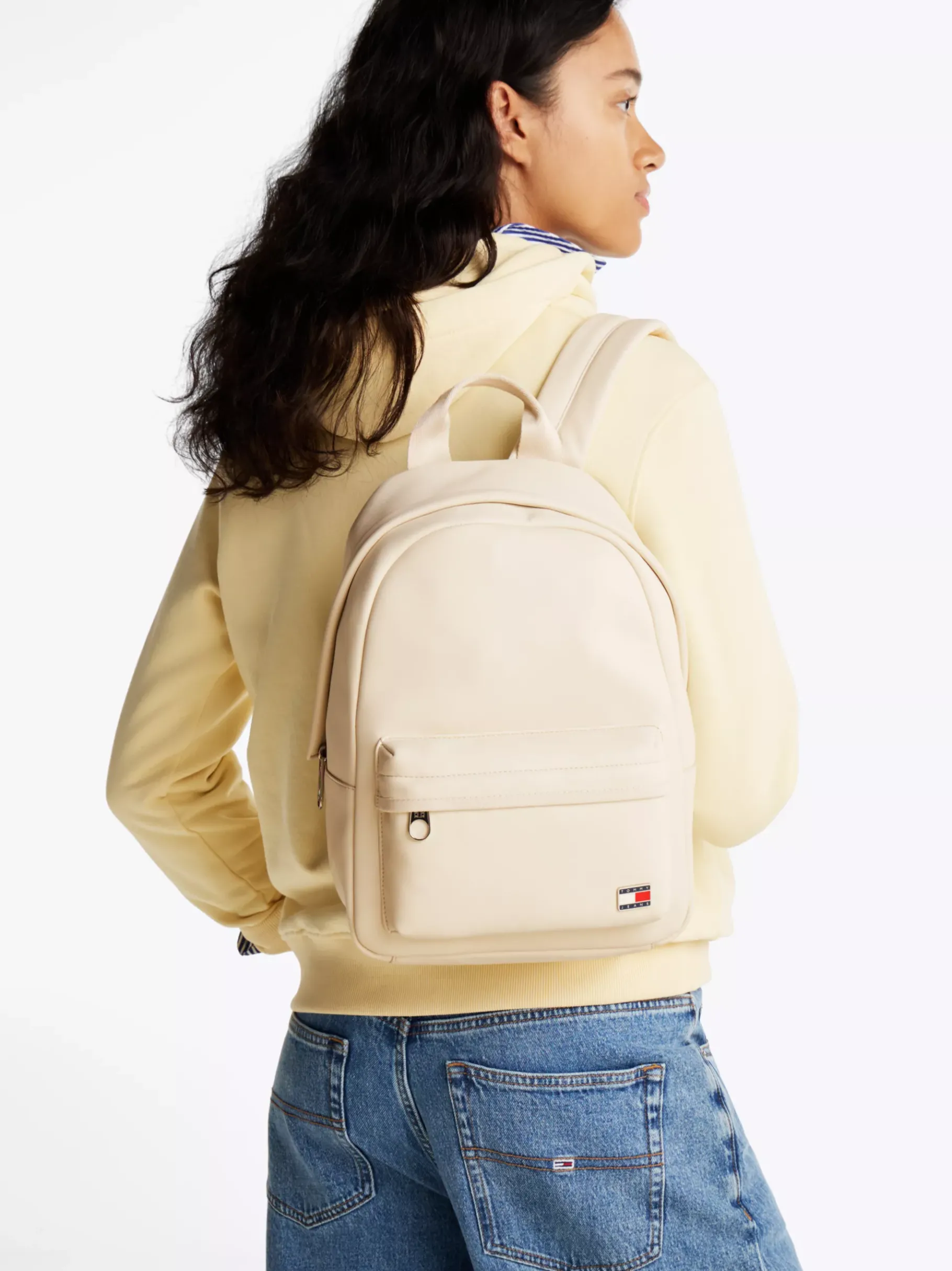 Tommy Hilfiger Essential kuppelförmiger Rucksack mit Logo NEWSPRINT Shop