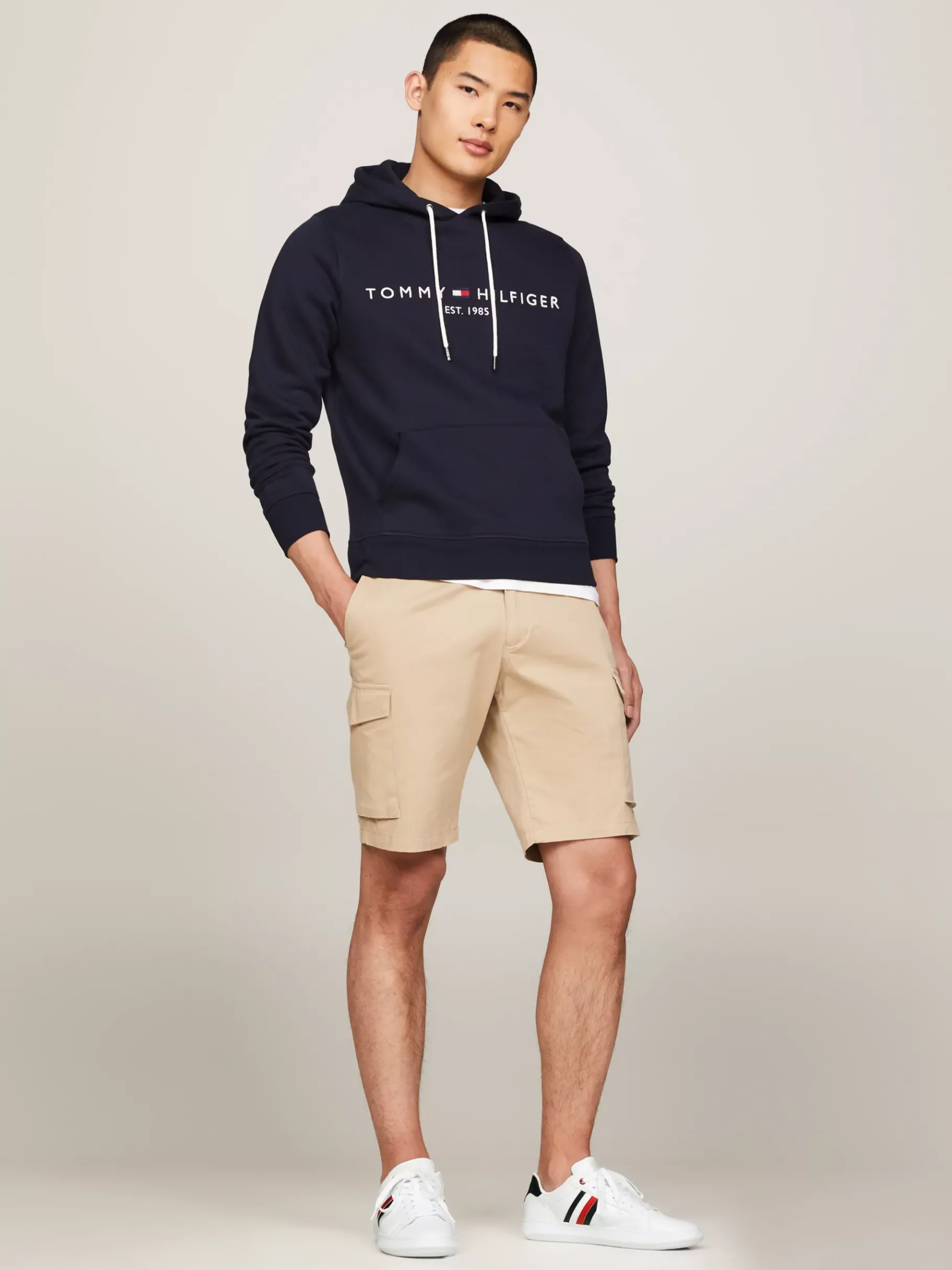 Tommy Hilfiger Essential Leather Cupsole-Sneaker WHITE Flash Sale