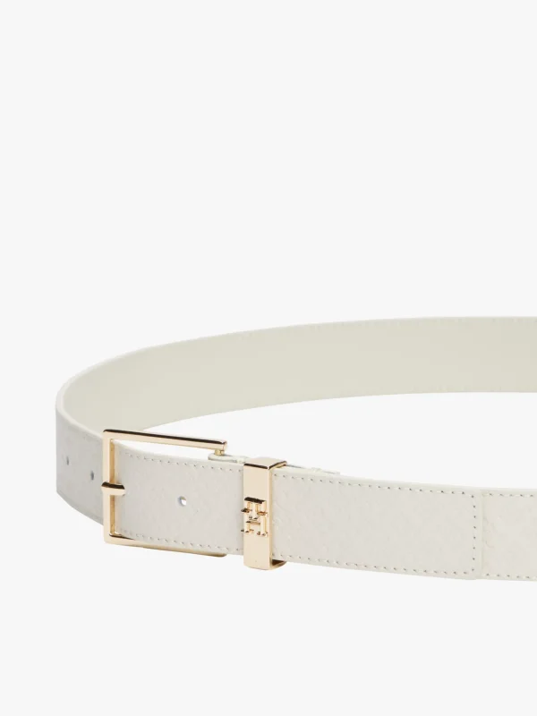 Tommy Hilfiger Essential Ledergürtel mit TH-Monogramm SUGARCANE Cheap