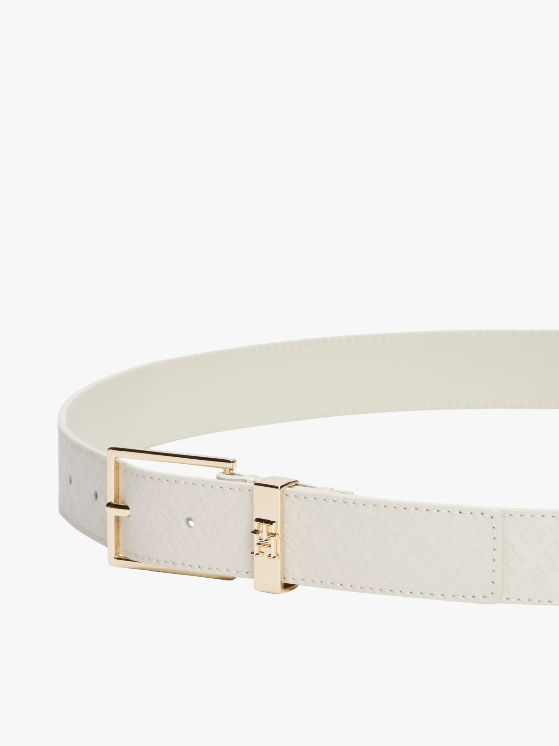 Tommy Hilfiger Essential Ledergürtel mit TH-Monogramm SUGARCANE Cheap