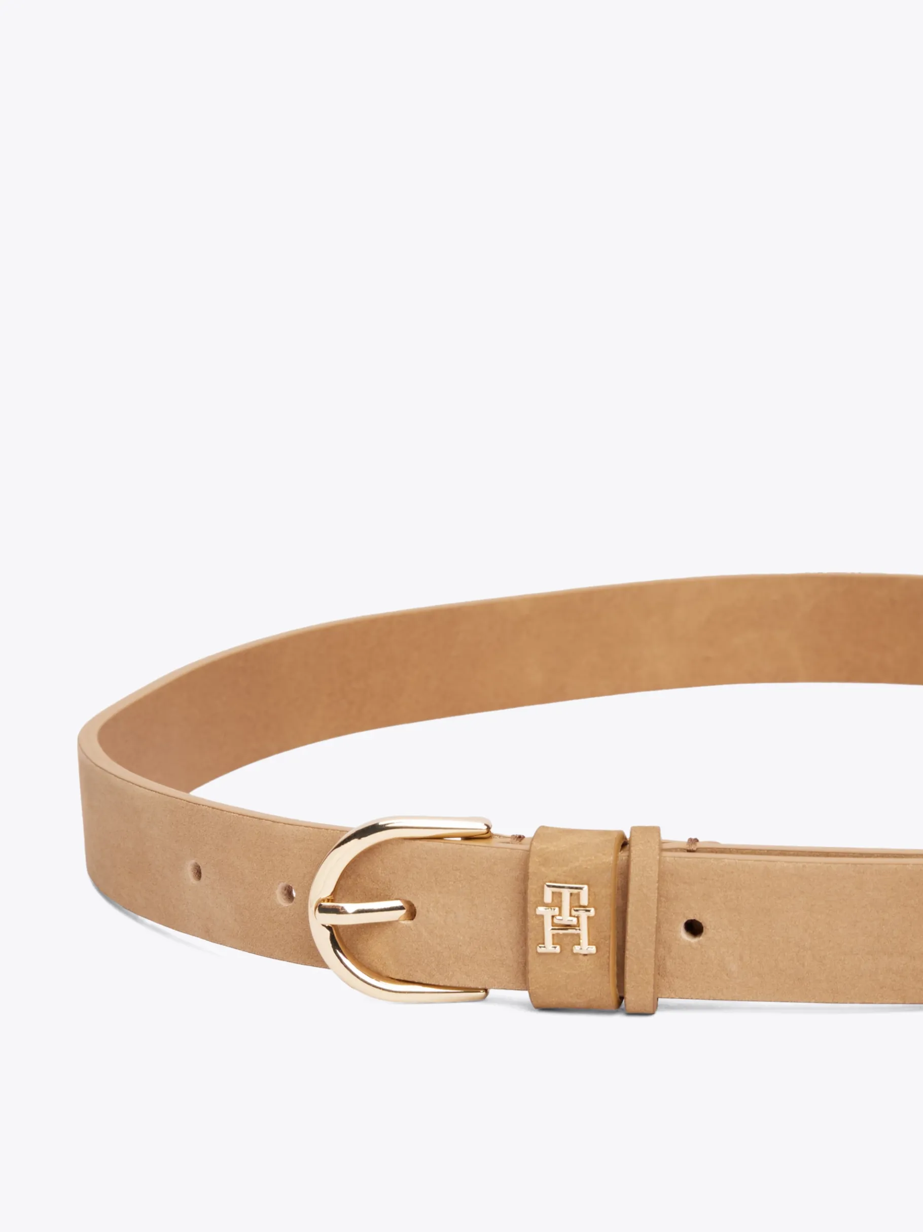 Tommy Hilfiger Essential Ledergürtel mit Struktur-Finish SAFARI CANVAS Clearance