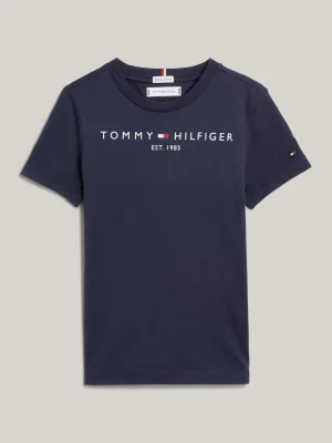 Tommy Hilfiger Essential Logo-T-Shirt aus Bio-Baumwolle TWILIGHT NAVY Shop