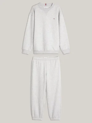 Tommy Hilfiger Essential Pullover und Jogginghose im Set LIGHT GREY HEATHER New
