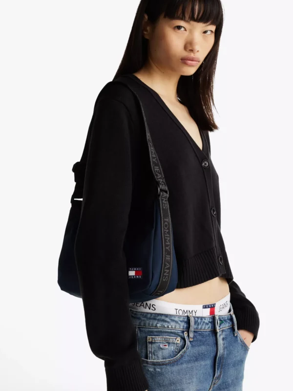 Tommy Hilfiger Essential Schultertasche mit Logomuster DARK NIGHT NAVY Best